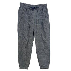 Athleta Retreat Linen‎ Jogger Chambray Blue Size 2P